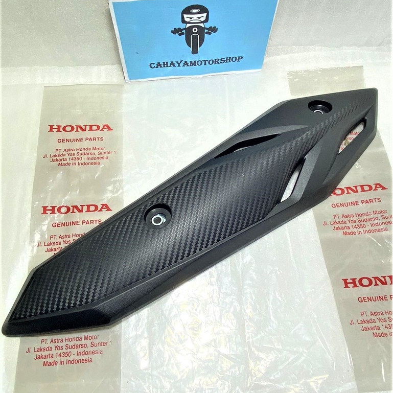 COVER TAMENG TUTUP PELINDUNG KNALPOT BEAT LED TAHUN 2020 2021 2022 ORIGINAL HONDA