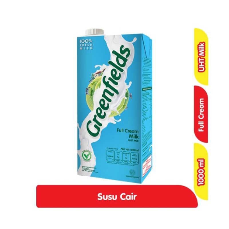 

Greenfields Susu UHT Full Cream 1L