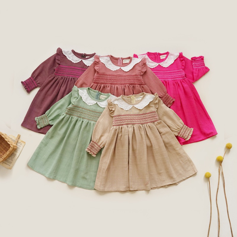 KALUNAKU RAYA Ameera Dress &amp; Azzam Set 1-6thn (READY STOCK)