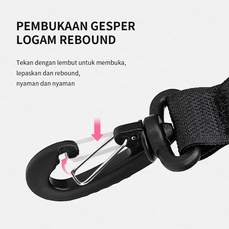 1pcs Stroller hook/Kait Gantung Stroller Bayi Dengan Velcro