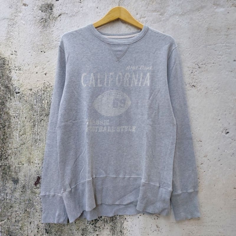 Crewneck Global Work - Size M - Jaket Sweater Sweatshirts