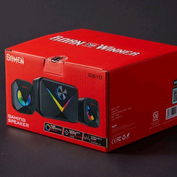 SPIKER SPEAKER KOMPUTER TECNIX AUX 3.5MM SPK 188 SPEAKER GAMEN GS10 BLUETOOTH