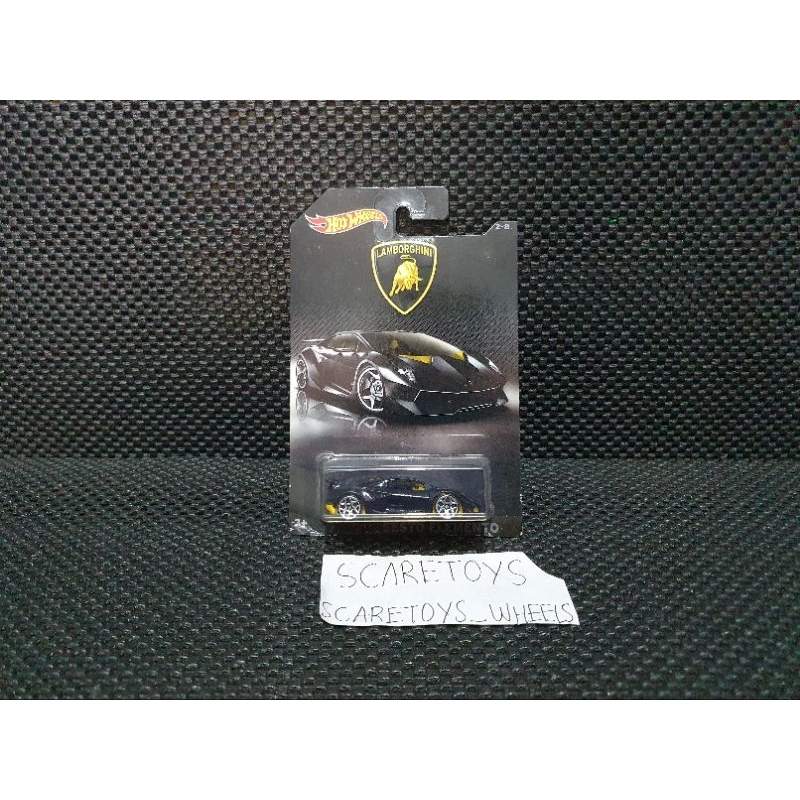 hot wheels lamborghini sesto elemento hitam lamborghini series 2017