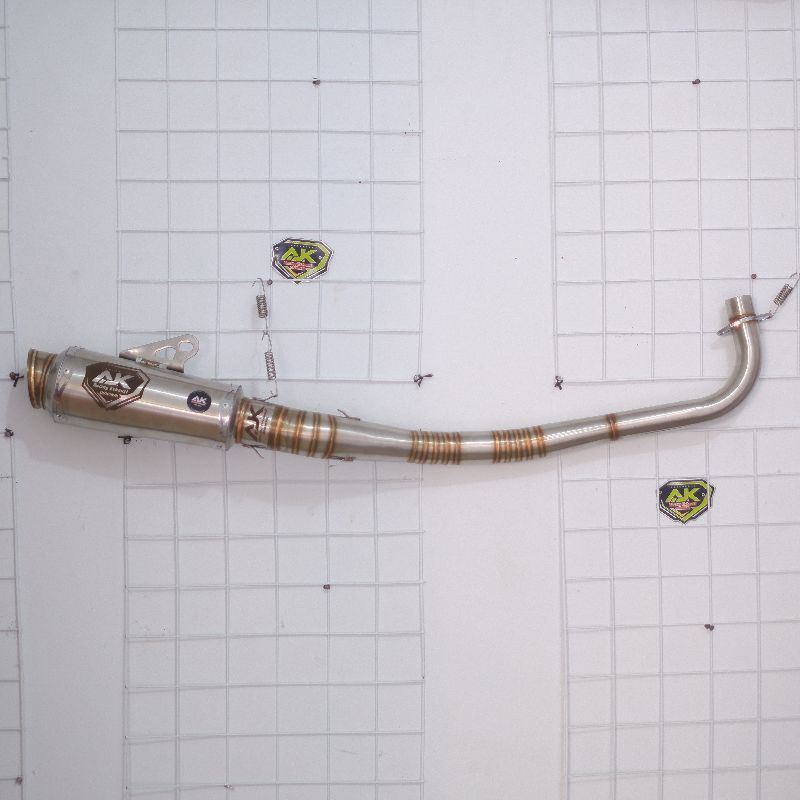 KNALPOT RACING UNTUK VEGA JUPITER Z SUPRA BY AJK ORIGINAL