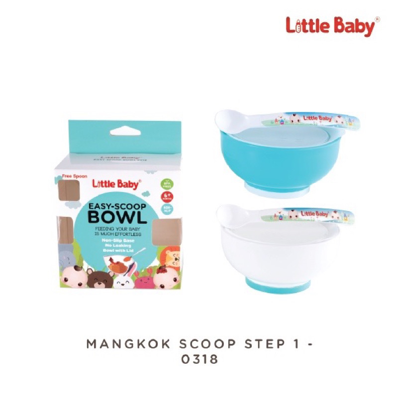 Little Baby Mangkok Bayi Easy Scoop Bowl / Mangkok Bayi