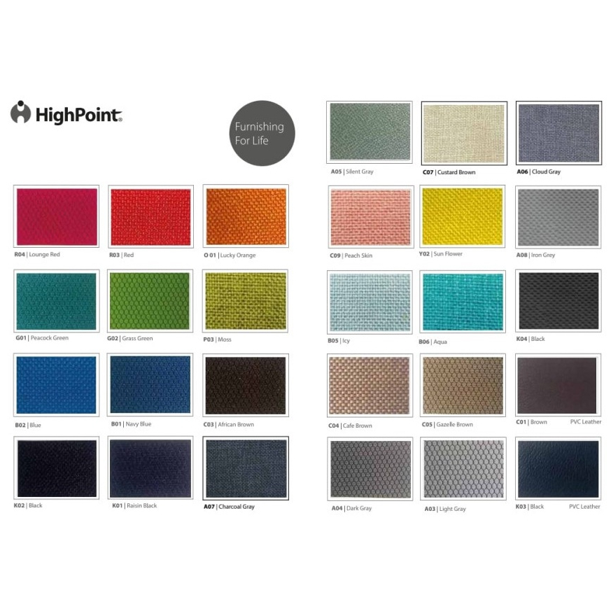 HighPoint Fargo FAR003 Kursi Kantor Kursi Kerja - KAKI CHROME