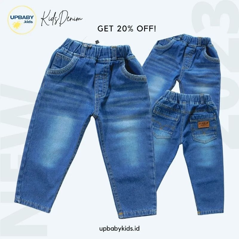 Celana Jeans Anak Laki Laki Keren Denim Premium Terbaru Panjang Usia 2 3 4 5 Tahun