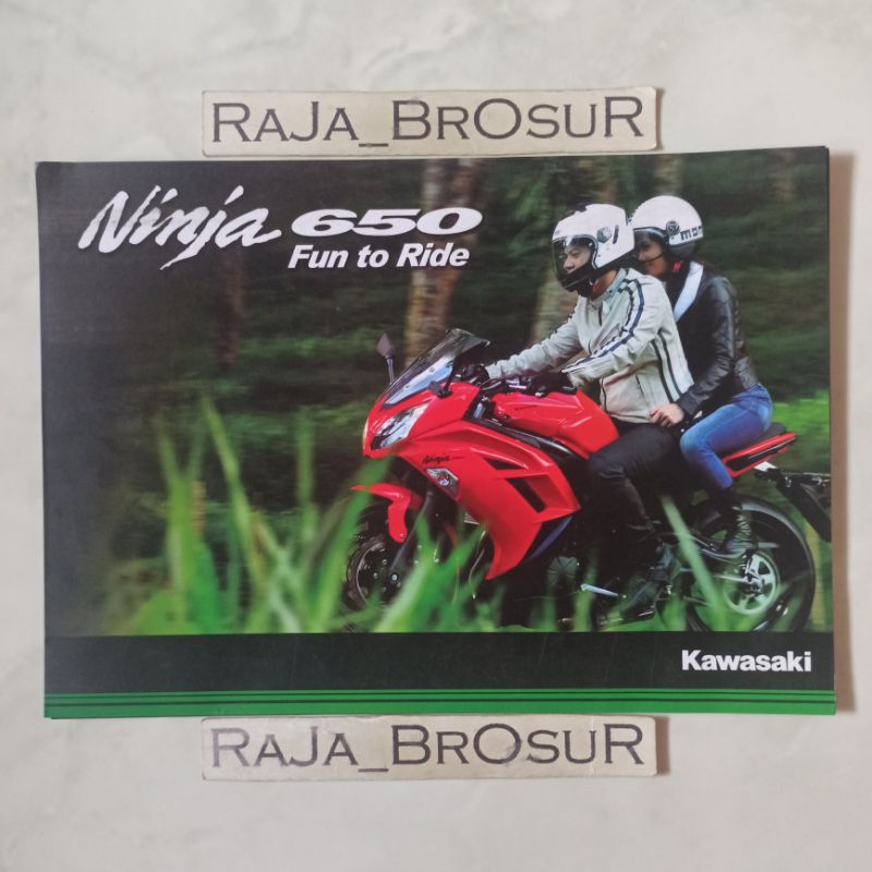 Poster brosur katalog leaflet Kawasaki Ninja650/Ninja 650 2011