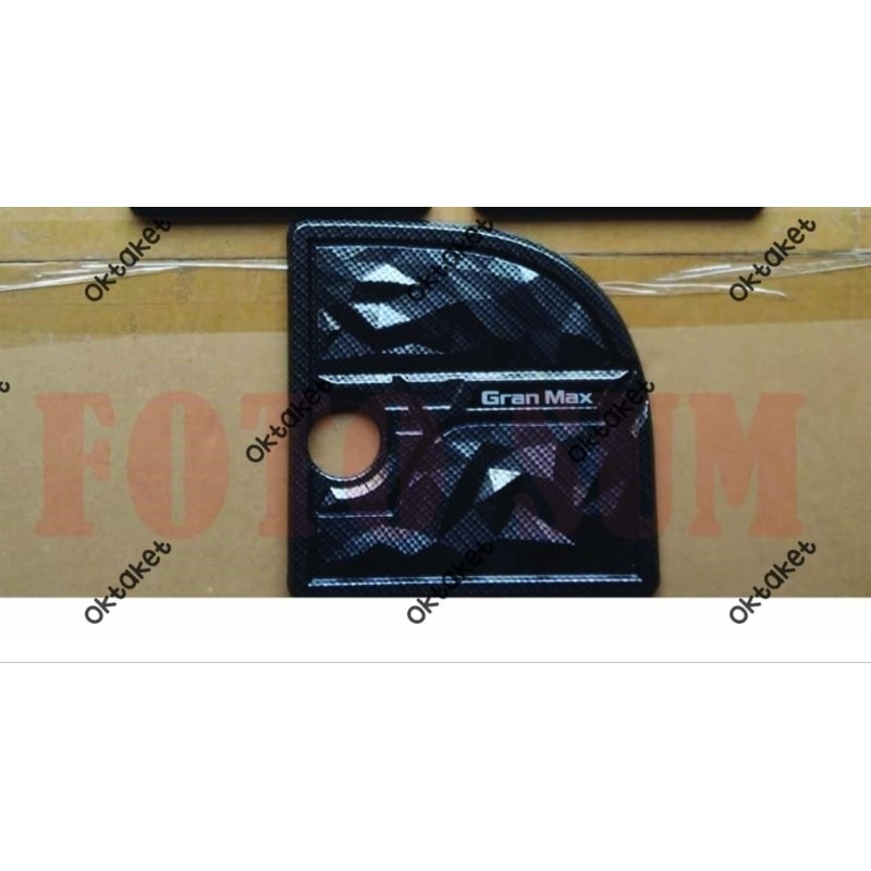 tank cover Grand max Tutup tangki Granmax Hitam Chrome Carbon Sporty Diamond