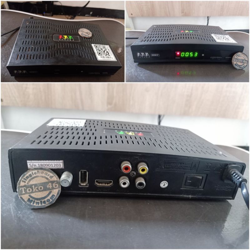 Receiver Parabola Ninmedia Tanaka Orion Sky NON DVBT2 DVB T2 Nexmedia V4 V3