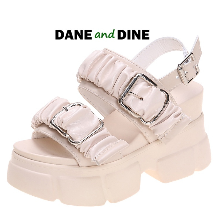 Terbaru Sandal Wedges 8 cm Wanita  Dane and Dine - WH11