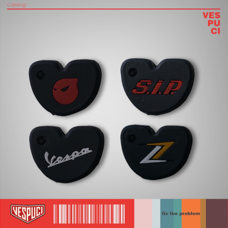 Cover Key Kondom Kunci Pelindung Kunci Kontak Vespa Replica SIP Marus Zelioni Vespa
