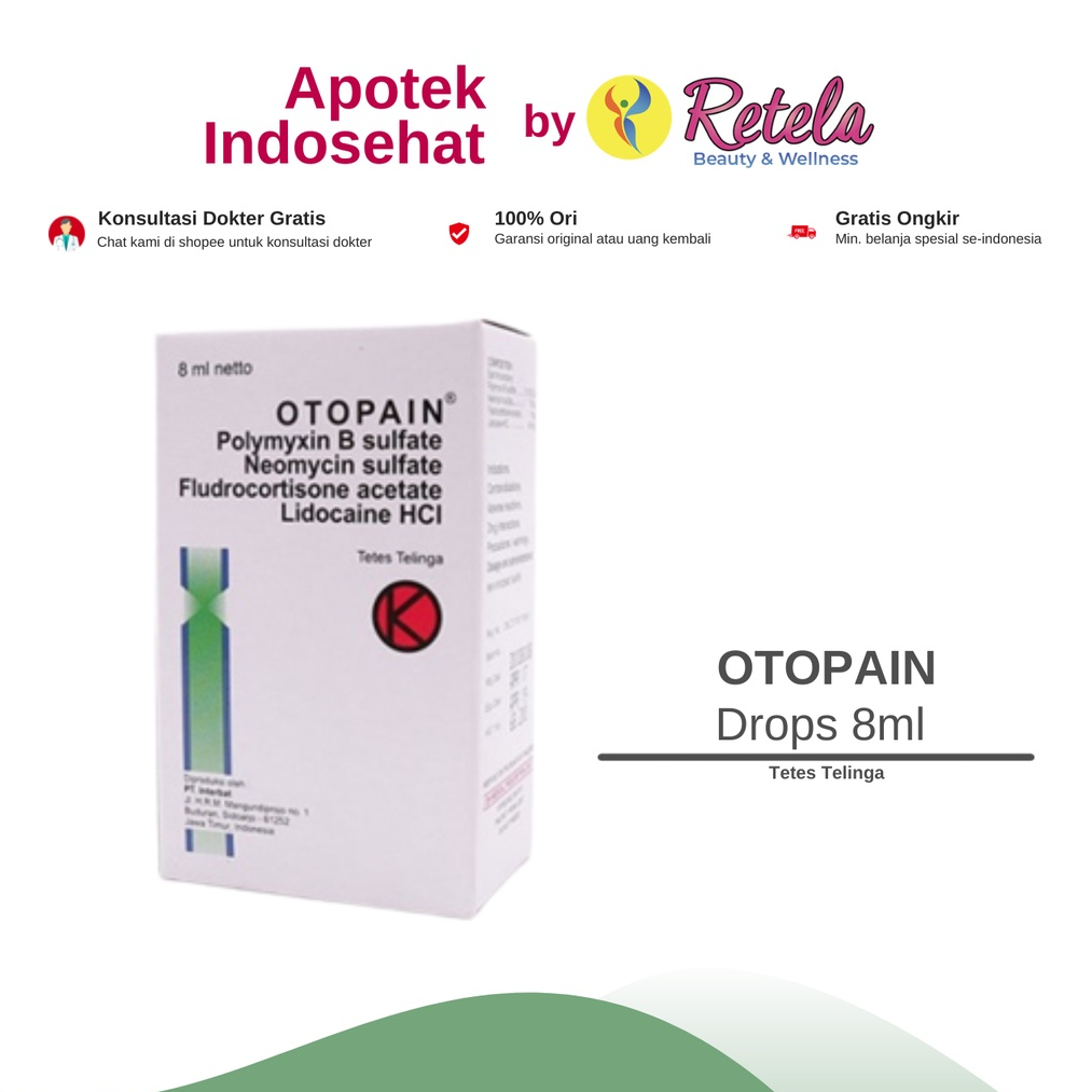 OTOPAIN EAR DROPS 8ML