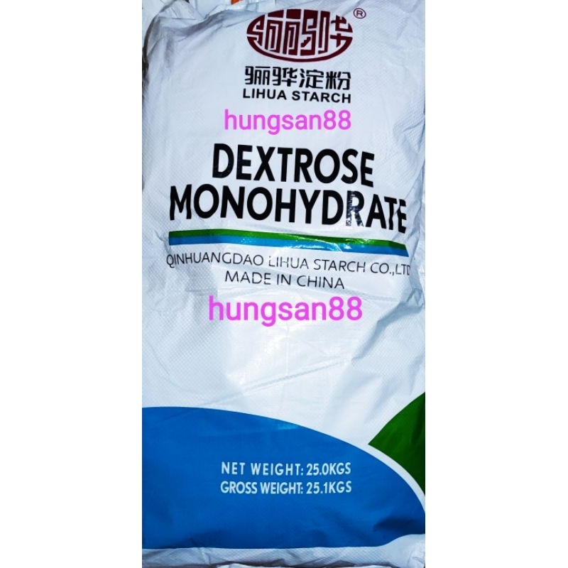 

Dextrose Monohydrate Lihua China @25kg Gula Halus Gula Dingin Gula Donat Icing Sugar (Food Grade)