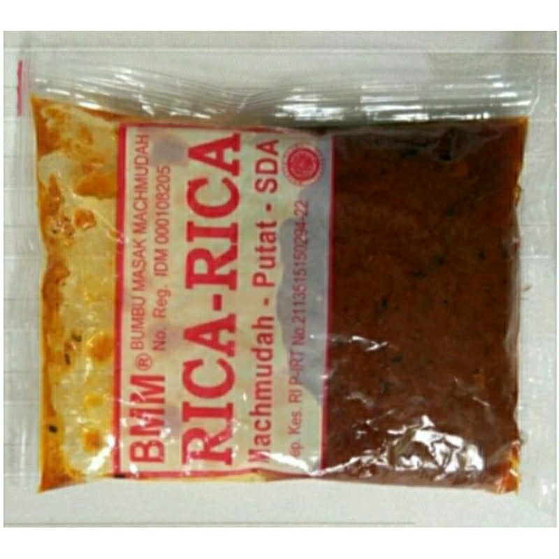 

BMM Bumbu masak machmudah| praktis tanpa ribet| RICA-RICA 3 Bungkus| 50 gram x 3