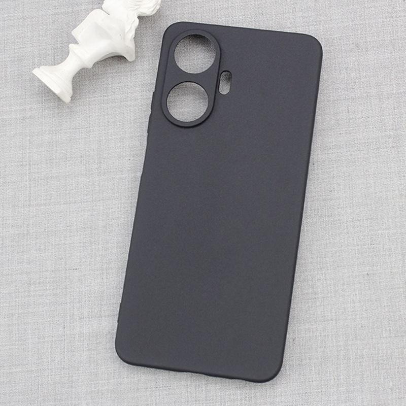 Realme C55 Soft Case Black Premium Macaron Camera Protection