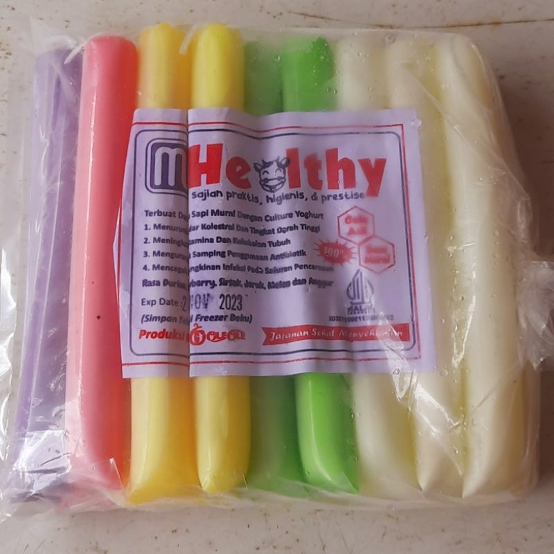 

Yoghurt Es Lilin Mi Healthy Aneka Rasa / ice yoghurt sehat enak