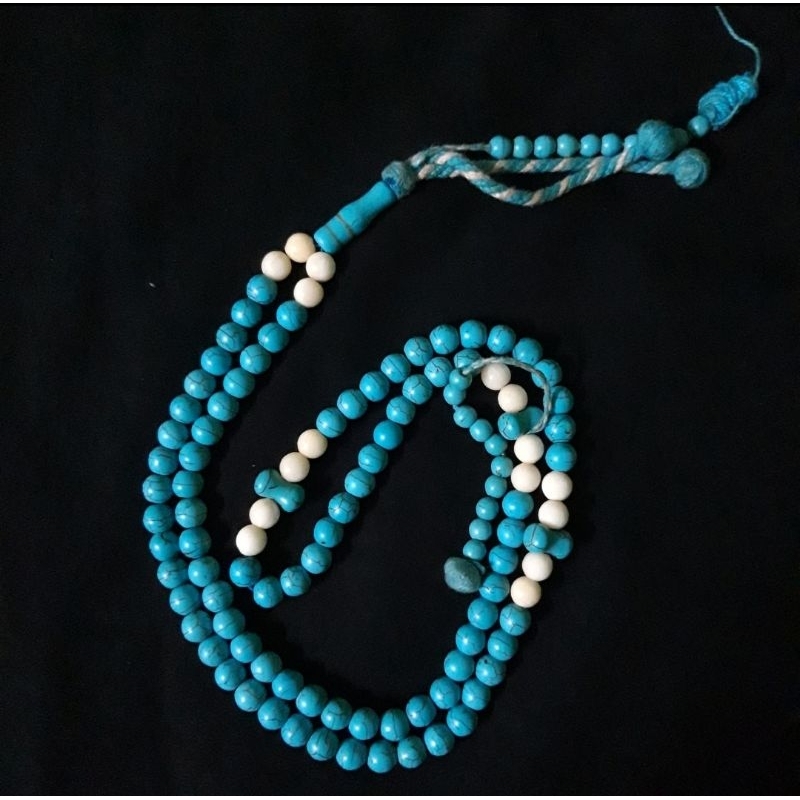 Tasbih Pirus Mix Tulang Onta Mesir 100% Asli