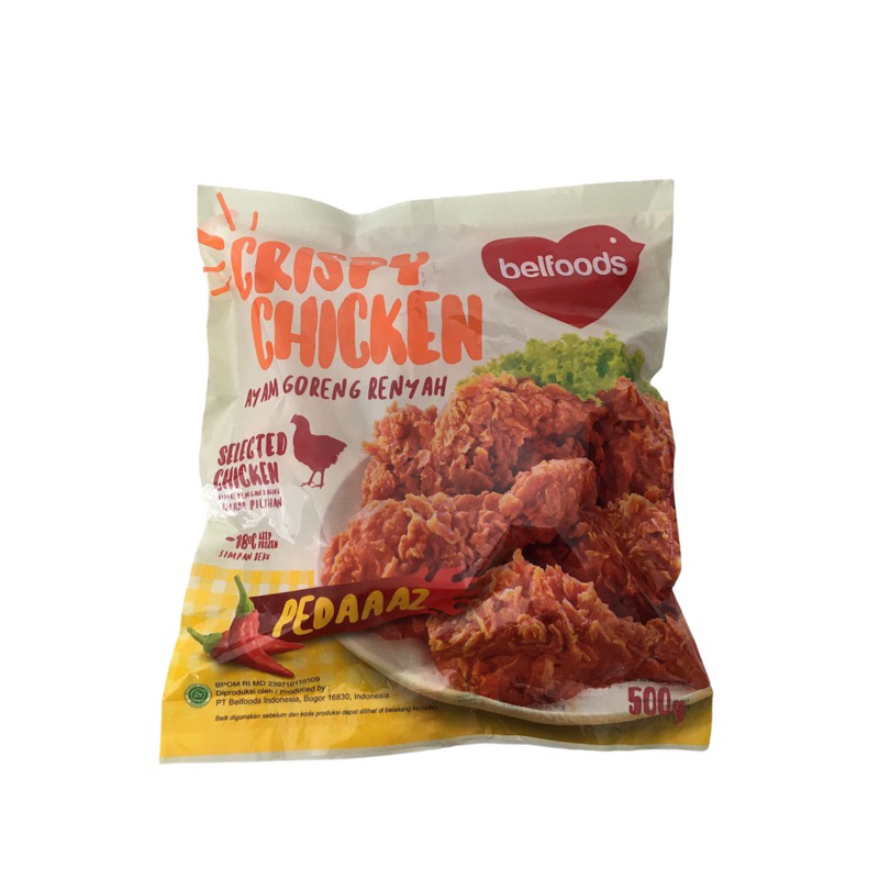 

Belfoods Ayam Goreng Renyah Pedas 500gr