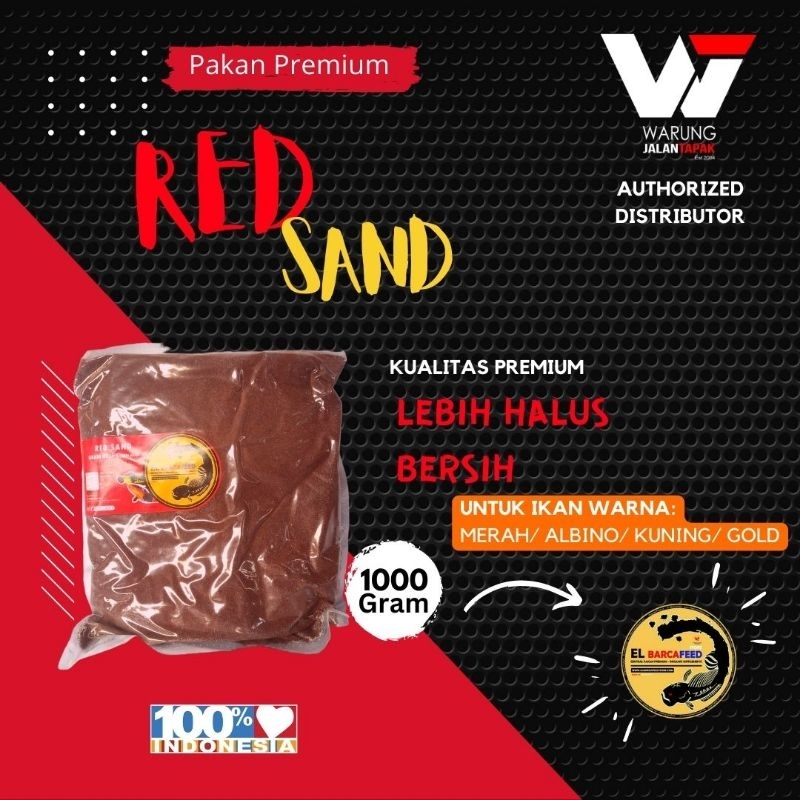 Pasir Malang Merah 0.5 Super Halus El Barcafeed