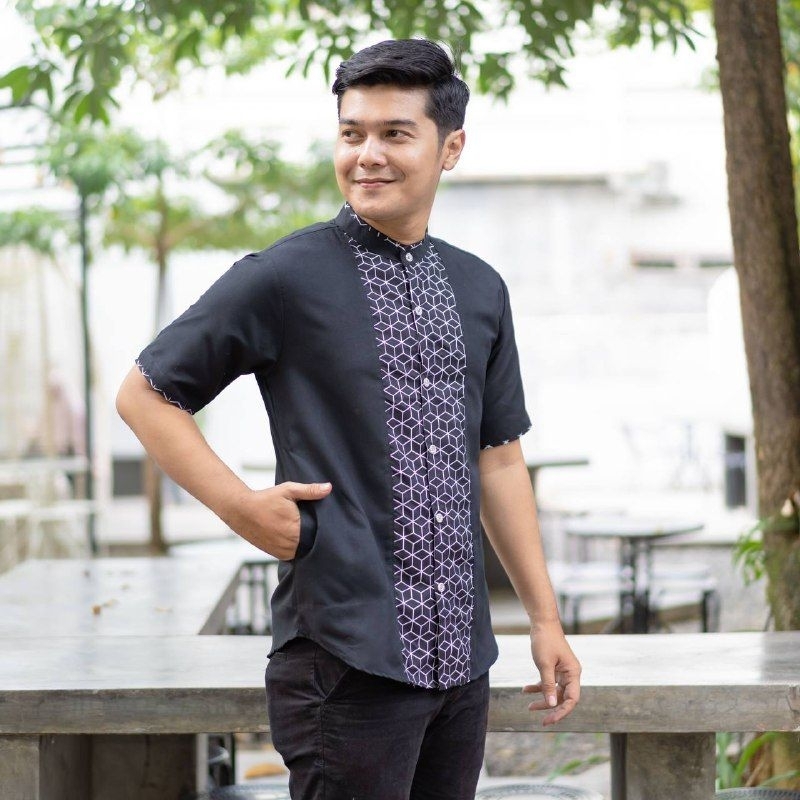 Baju Koko Kurta Dewasa Lengan Panjang Material Catton  Adem Serap Keringat