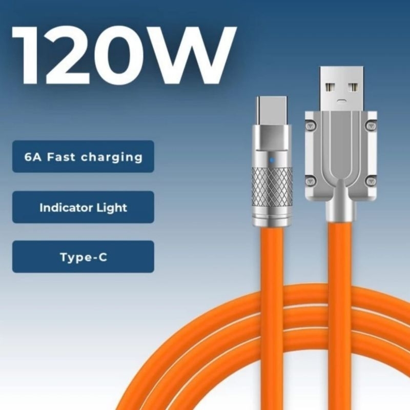 kabel data 120 Watt tipe c dan micro USB