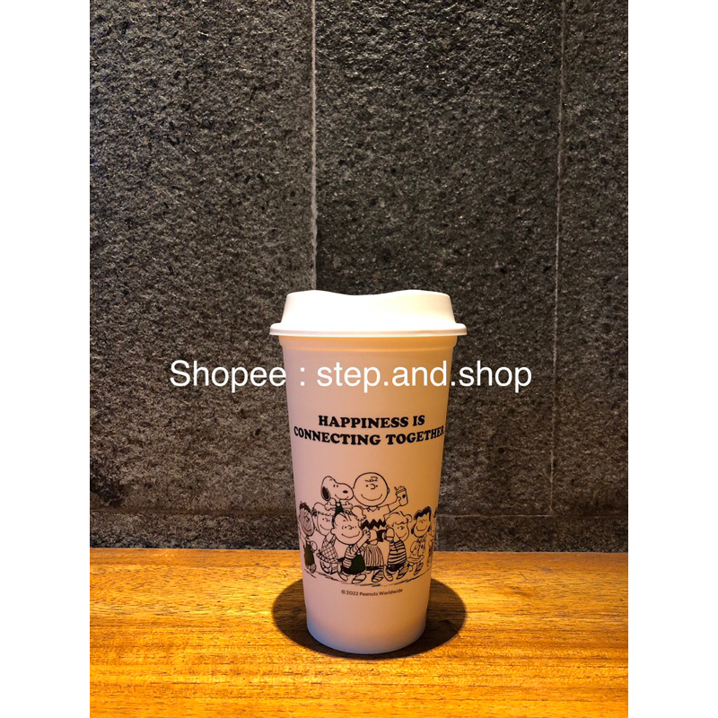 Starbucks Japan X Snoopy Reusable Cup 2022 Edition - White - Rare Ed