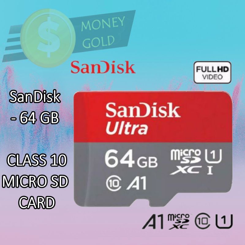 Memory card MicroSD Sandisk ultra Class 10 100MB/S