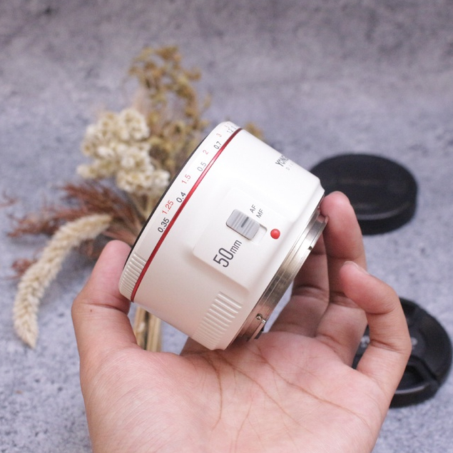 Lensa Fix Canon 50mm merk Yn Mark II f1.8