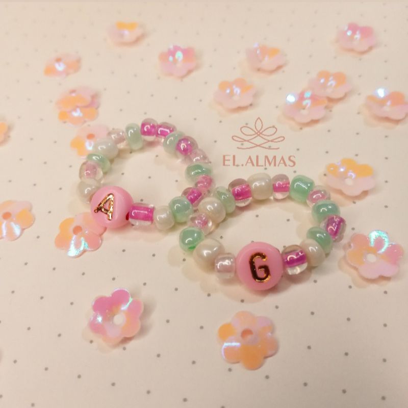 Cincin Huruf Inisial - cincin korea