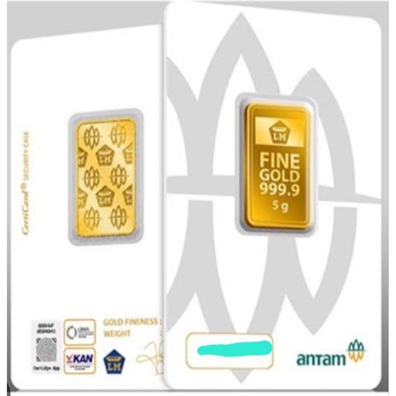 Murah BU Emas Antam Press Retro 5 gr 5 gram
