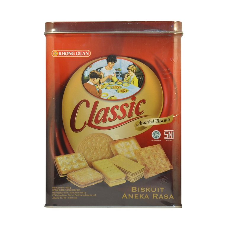 

Khong Guan Assorted Biscuit Classic Red 600G