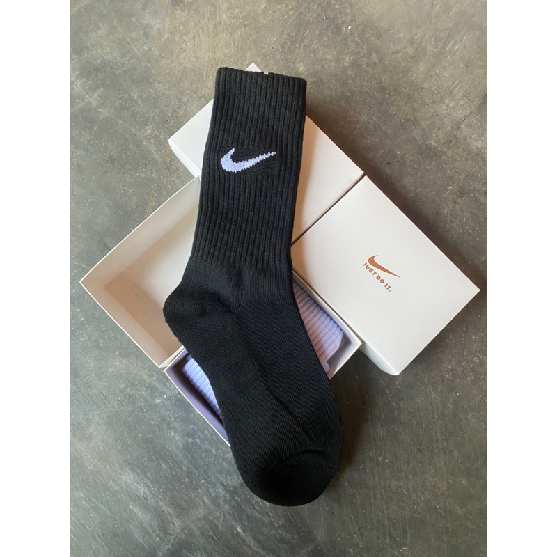 Kaos Kaki Nike Sport Socks Catton Sebetis Olahraga Tebal Panjang