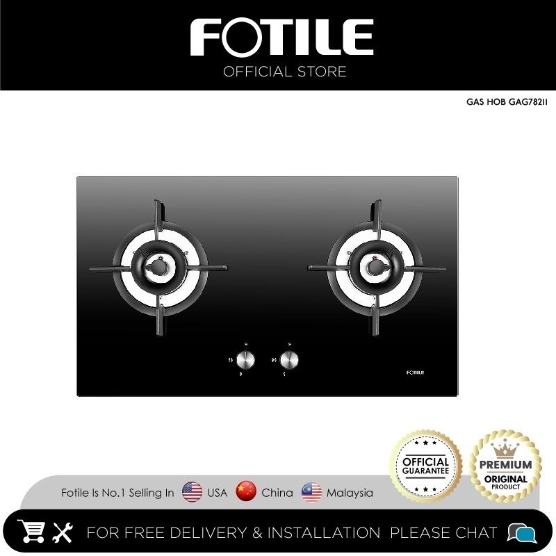 FOTILE KOMPOR GAS TANAM 2TUNGKU GHG78211