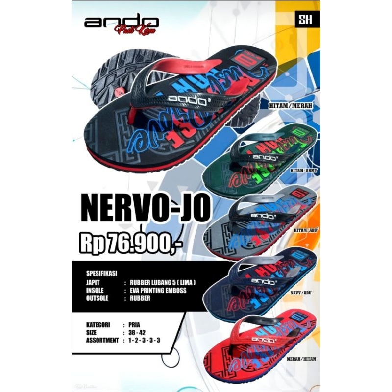 SANDAL  JEPIT ANDO KAZHEN ANDO FANKA ANDO PANAMA ANDO SANDAL ANDO MOTIF PRIA DEWASA / SANDAL JEPIT A