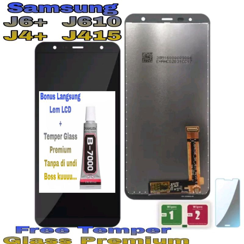 LCD SAMSUNG J6+ J610 - J4+ J415 J4 Plus ⭐⭐⭐⭐⭐ Layar Satu Set Touchscreen LCD hp