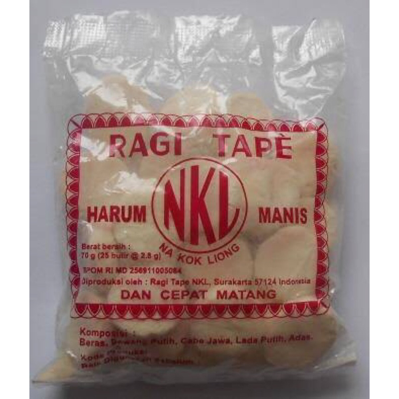 RAGI TAPE NKL ORIGINAL 100% / RAGI NKL TAPE