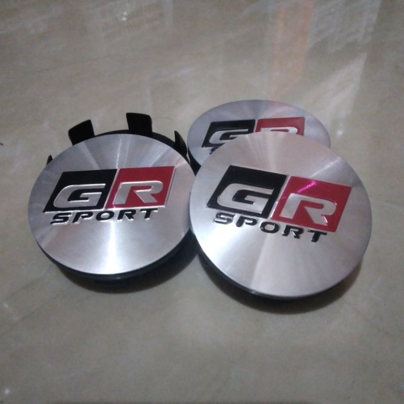 dop roda tutup velg variasi agya ayla calya sigra diameter 5,3cm motif GR harga set