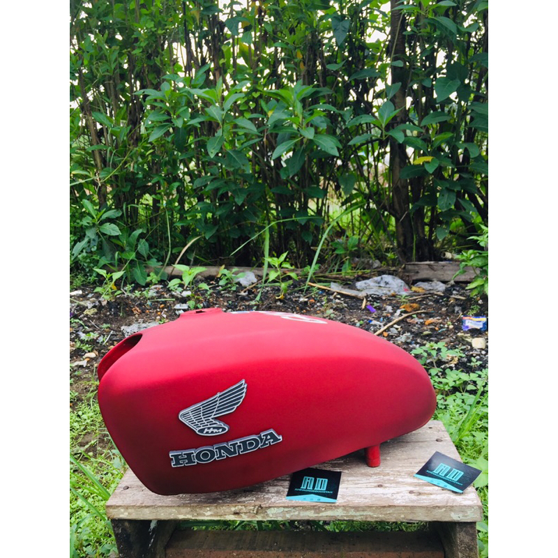 Tangki honda cb100 warna merah doff tangki cb merah doff murah