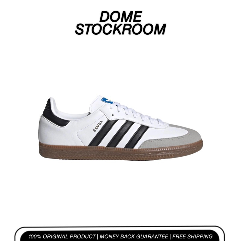 ADIDAS SAMBA OG VEGAN WHITE GUM BLACK ORIGINAL