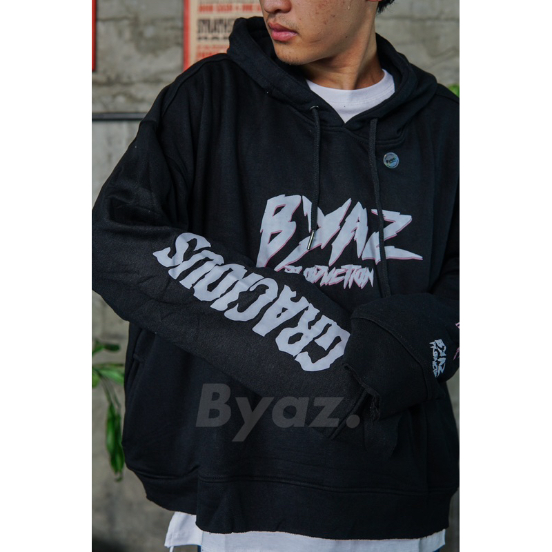 Hoodie BYAZ Crop Oversize Unfinished GRACIOUS X FAHRAT