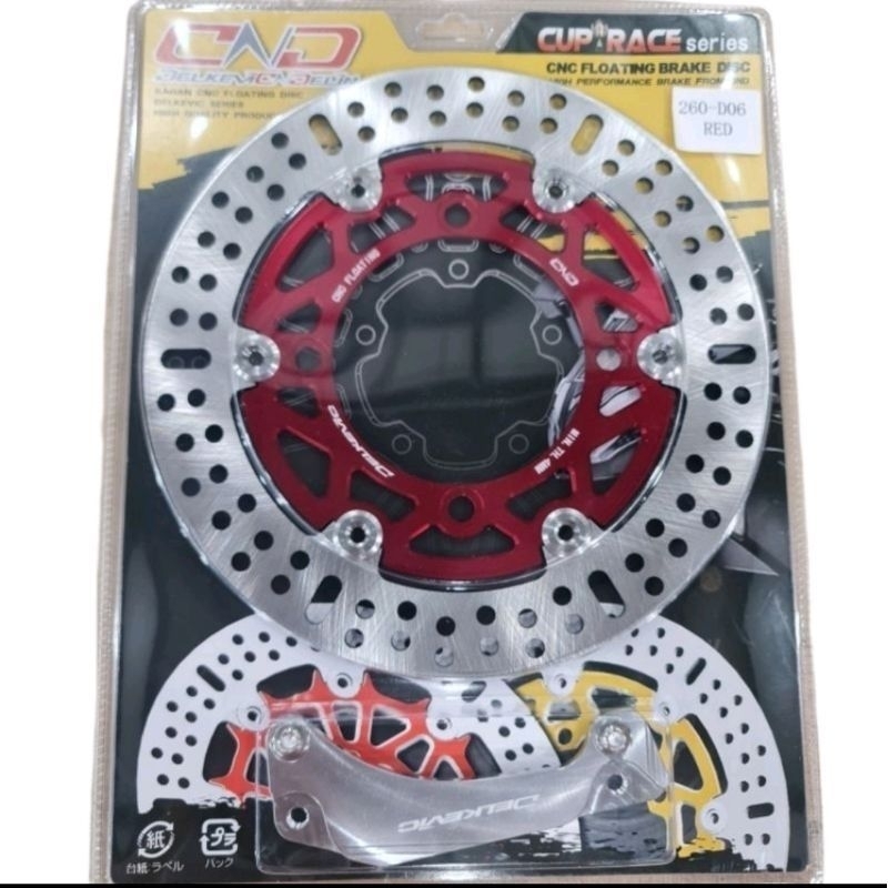 PIRINGAN FLOATING PCX 160 PCX 150 NEW DISC BRAKE FRONT 260MM FLOATING PLUS BREKET