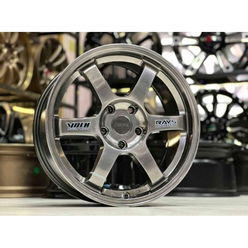 velg racing TE37 R17x7,5 baut 5x114.3 velg mobil ring 17