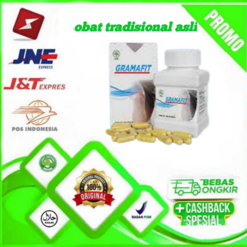 Gramafit Herbal Asli Original Obat Nyeri Vitamin Sendi Dan Tulang
