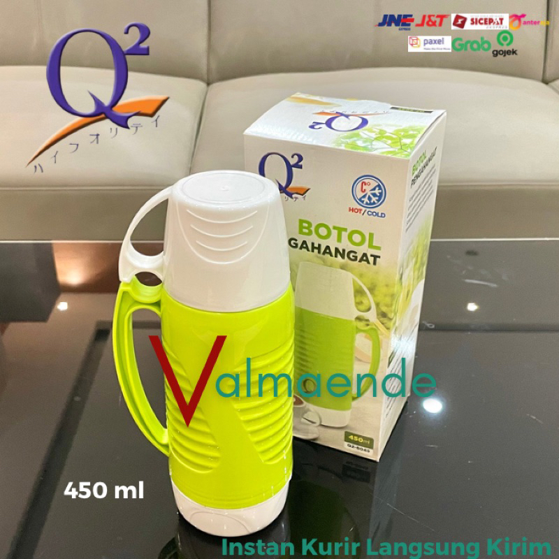 Thermos Termos Air Panas Dingin Q2 8100 1 Liter Tumbler Botol Penghangat 450ml Q2 8045