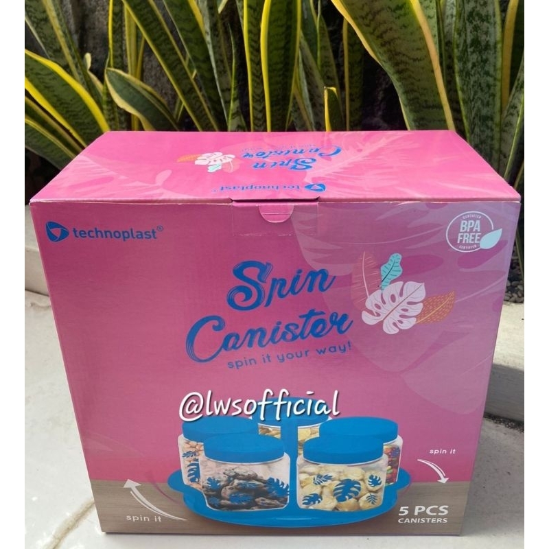 TECHNOPLAST NOBANANA CANISTER SET / TOPLES KUE SHABBY CHIC SET CANISTER / TOPLES KUE FREE BUBLE WRAP