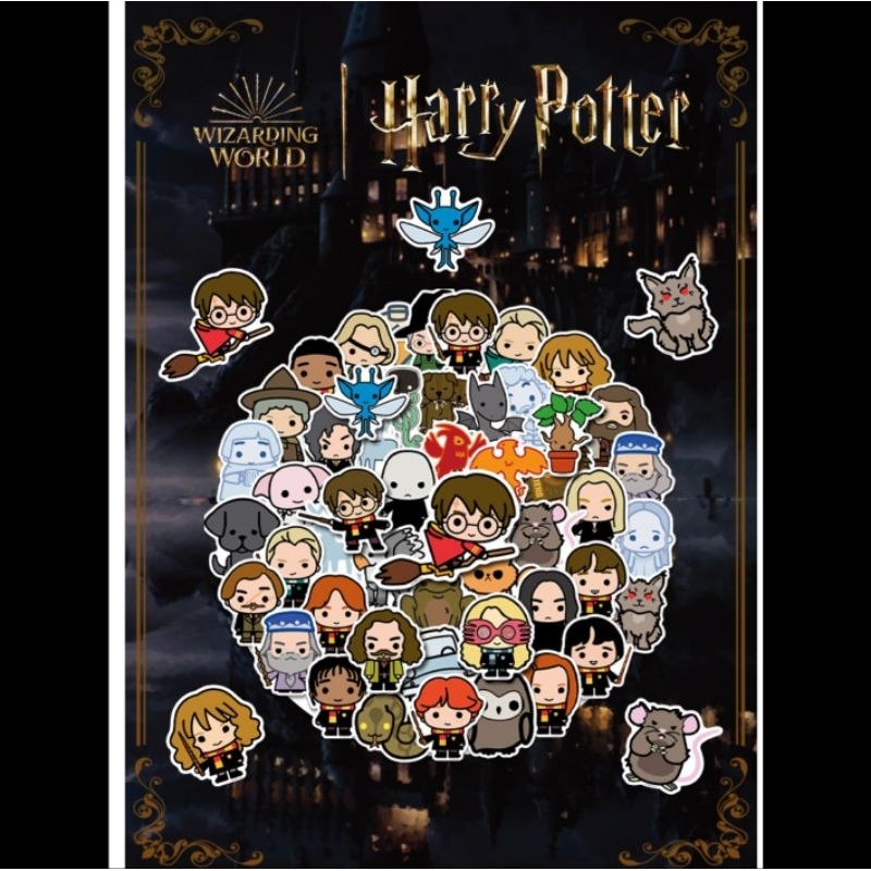 

10pcs stiker premium harry potter besar - stiker lucu - premium sticker - cute sticker