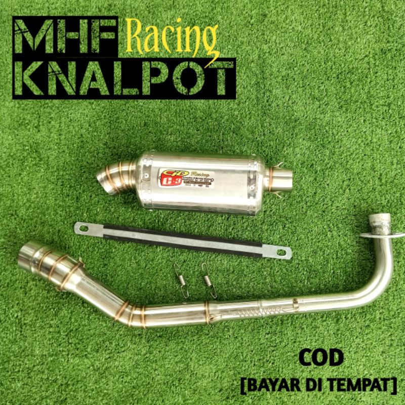 Knalpot Oval CLD C3/Knalpot CLD/Knalpot Vega/Knalpot Jupiter/Knalpot Shogun