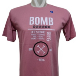 KAOS DISTRO/BAJU OBLONG PINK RANDOM GAMBAR /KAOS (UNISEX)