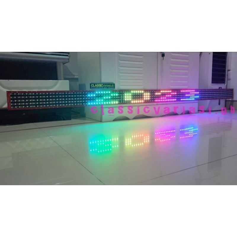 Modul Strobo text 5 baris WS2811 WiFi Paling Baru - Hanya modul, Tanpa lampu